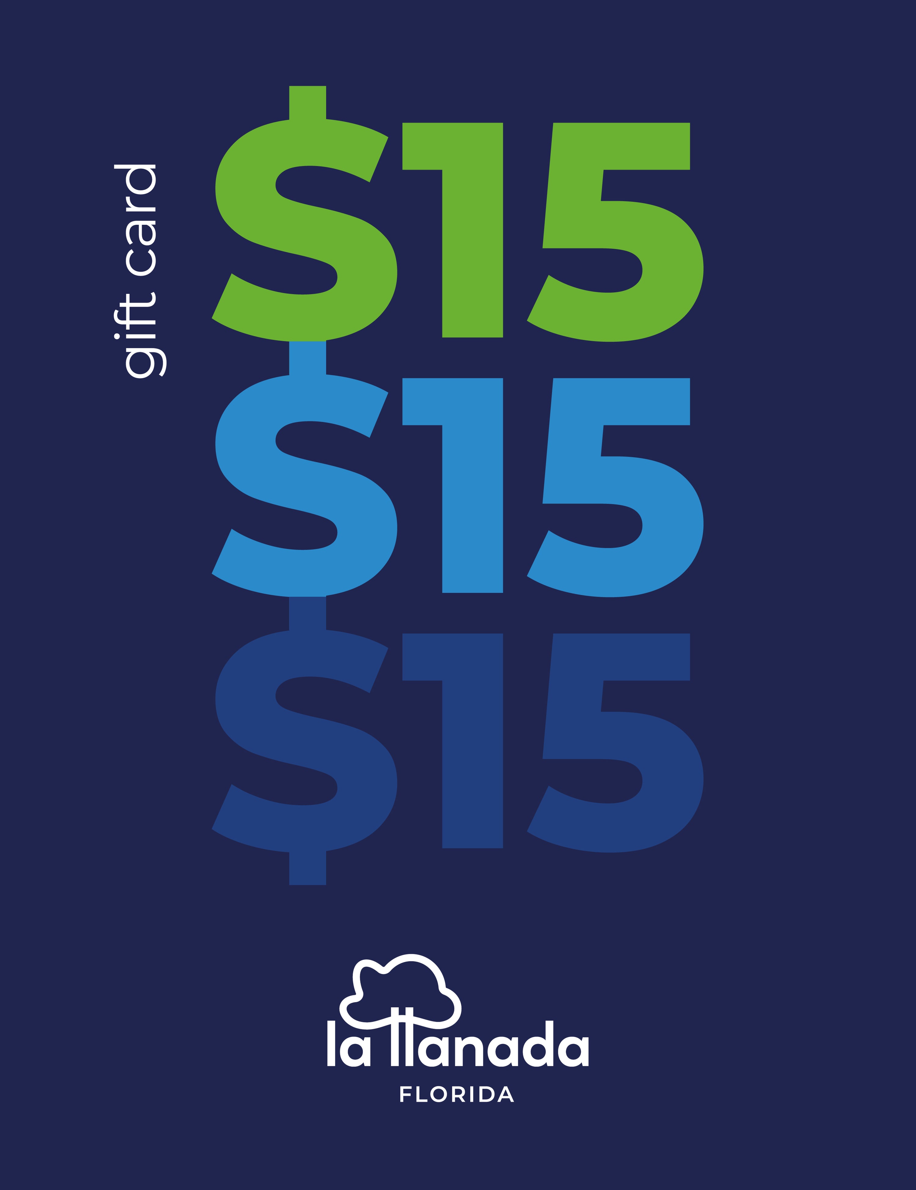 Gift Card LlanaMerch from: La Llanada Florida