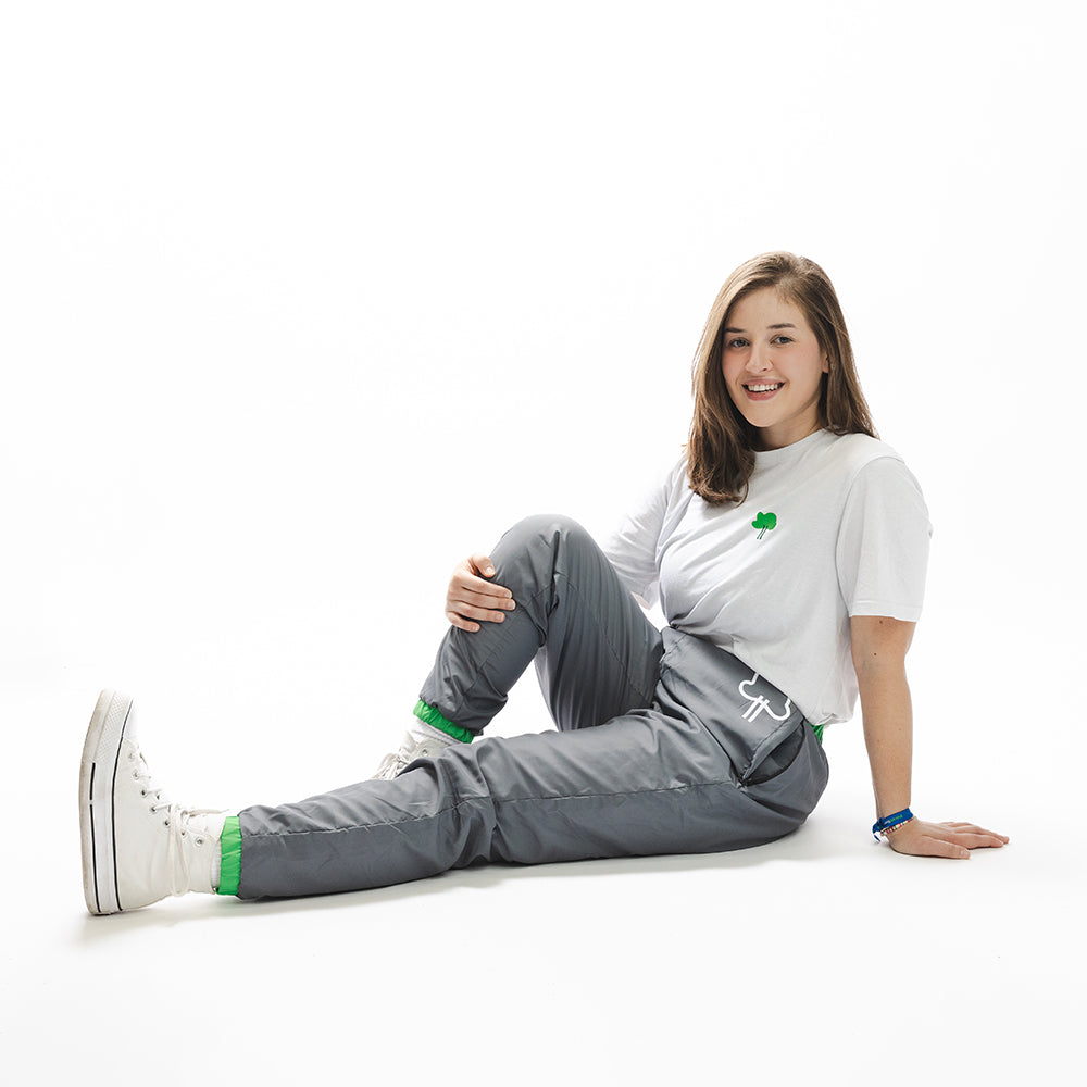 Pantalones deportivos | Gris y verde [Unisex]