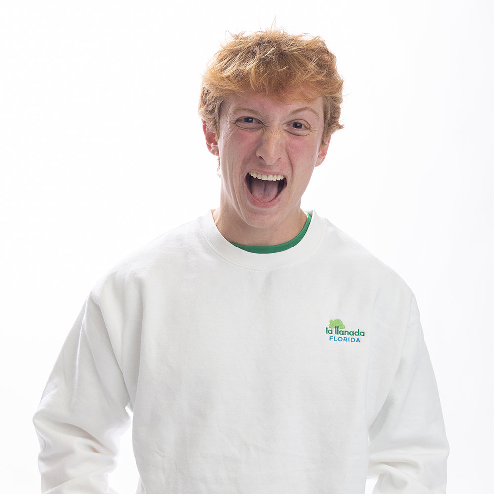 Sweatshirt | La Llanada Florida - Classic White  [Unisex]