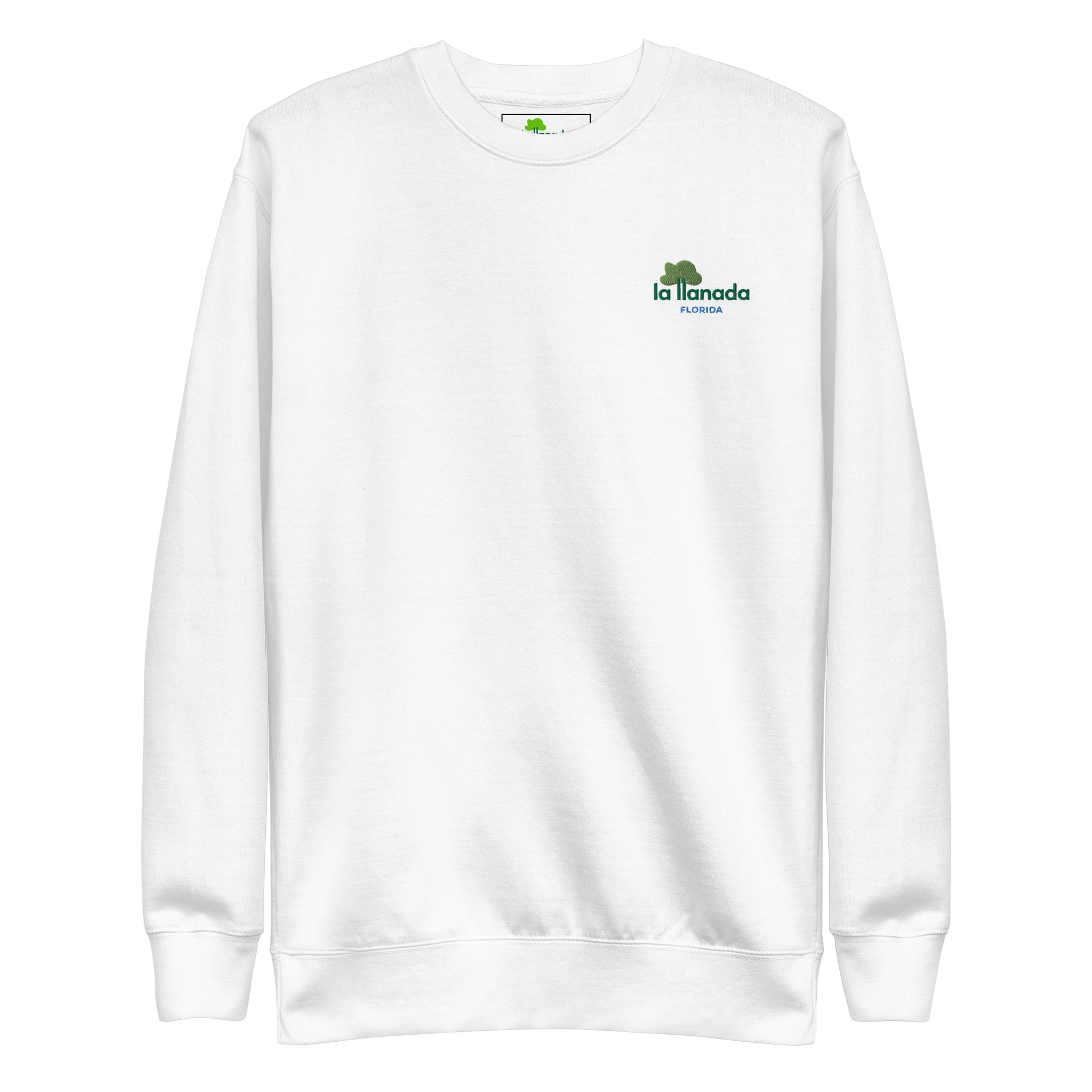 Classic White La Llanada Florida Premium Sweatshirt [Unisex]